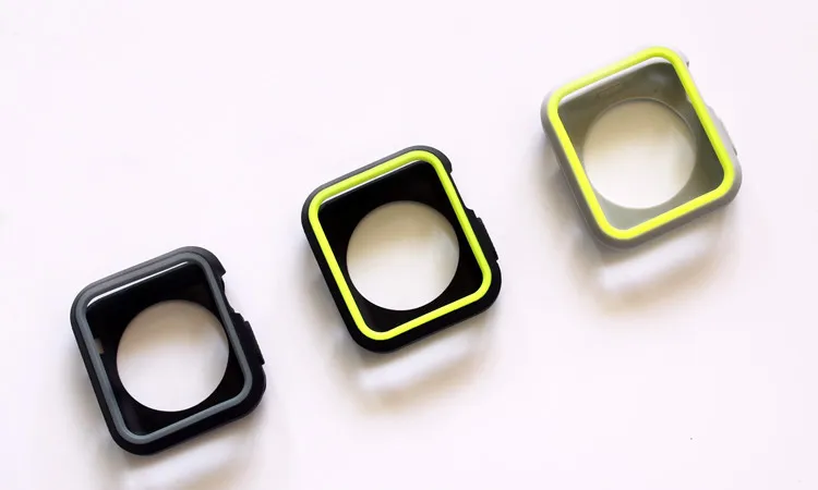 Sports Silicone Case for Apple Watch 41mm 45mm 49mm, Soft Protective Case for iWatch Series 8/7/6/SE/5/4/3/2/1