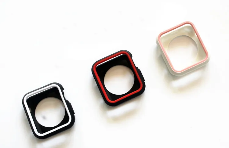 Sports Silicone Case for Apple Watch 41mm 45mm 49mm, Soft Protective Case for iWatch Series 8/7/6/SE/5/4/3/2/1