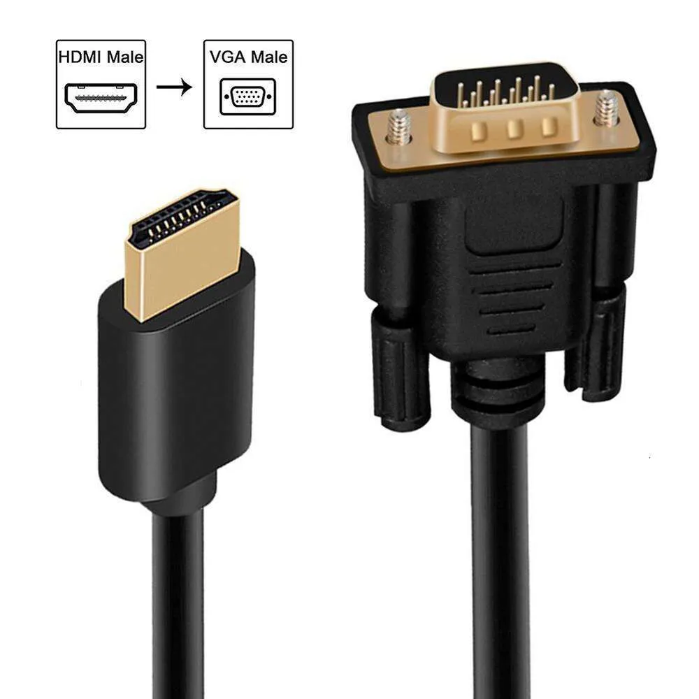 DisplayPort to VGA Adapter Cable, DP Male to VGA Female Converter, 1080P Display Port Connector for Projector, MacBook, HDTV, Projector